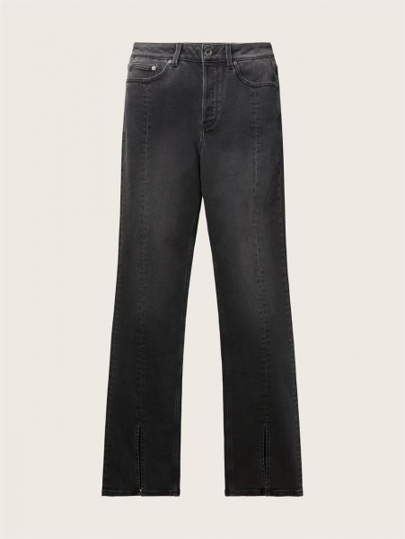 Emma Straight Fit Jeans mit Hosenbein-Schlitz,Gerades Bein und schmaler Saum