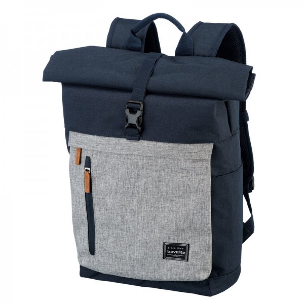 BASICS Rollup Rucksack, blau