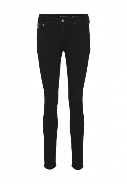 Jona Extra Skinny Jeans aus atmungsaktiver und weicher Baumwolle, schwarz
