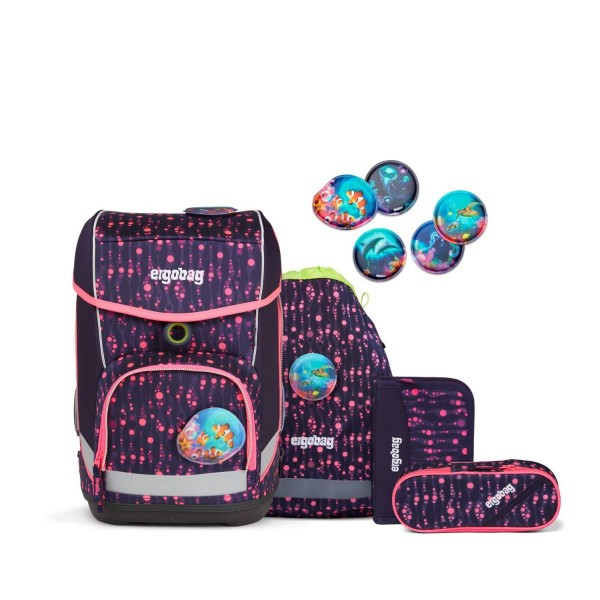 cubo Schulranzen-Set Bärmuda Viereck LUMI-Edition