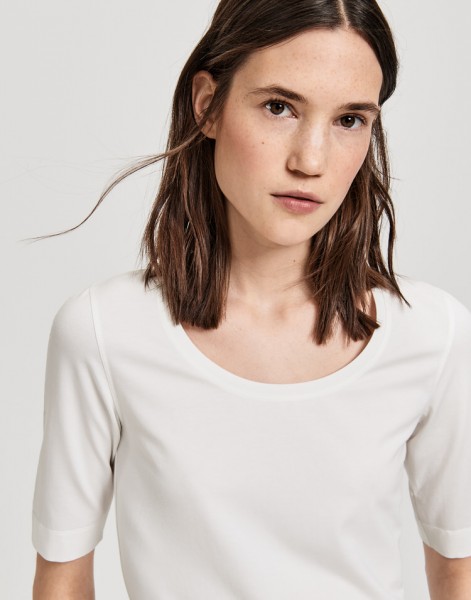 Basic Shirt Sanika mit Rundhalsausschnitt | | fashion Tops & May | Mode Shirts Damen 