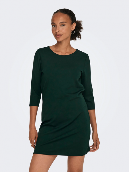 ONLBRILLIANT Kleid mit 3/4 Arm und Reißverschluss, grün 