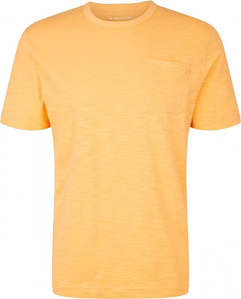 T-Shirt in Melange-Optik