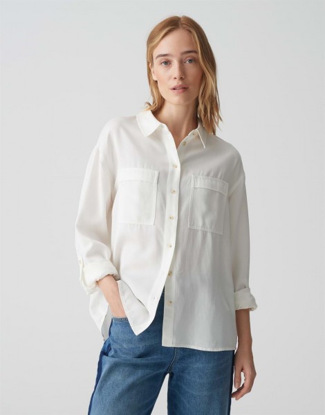 Hemdbluse FALENSA, Gr. 36, milk