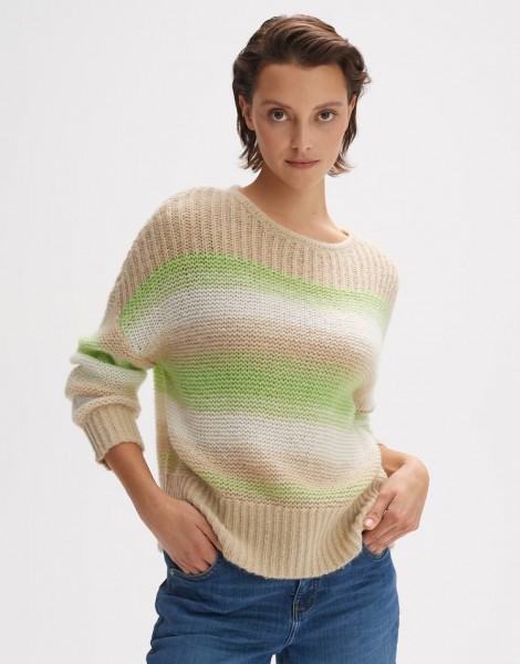 Strickpullover Pradient mit Mohair, avocado